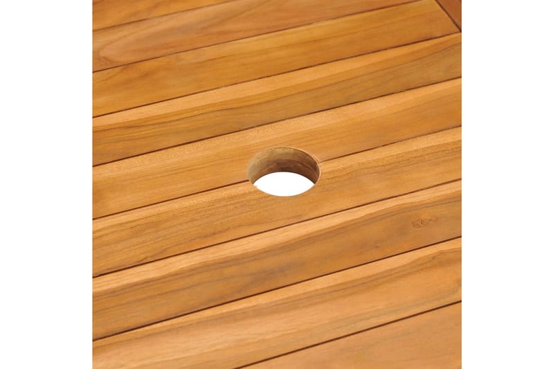 havebord 150x90x75 cm massivt teaktræ - Havemøbler - Havebord - Spisebord & havebord