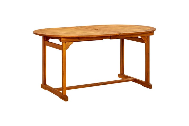 havebord (160-240)x100x75 cm massivt akacietræ - Brun - Havemøbler - Havebord - Spisebord & havebord