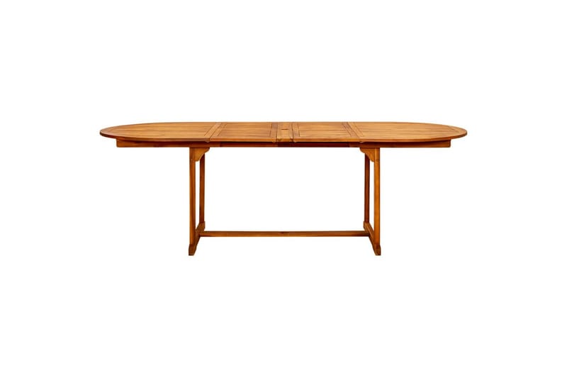 havebord (160-240)x100x75 cm massivt akacietræ - Brun - Havemøbler - Havebord - Spisebord & havebord