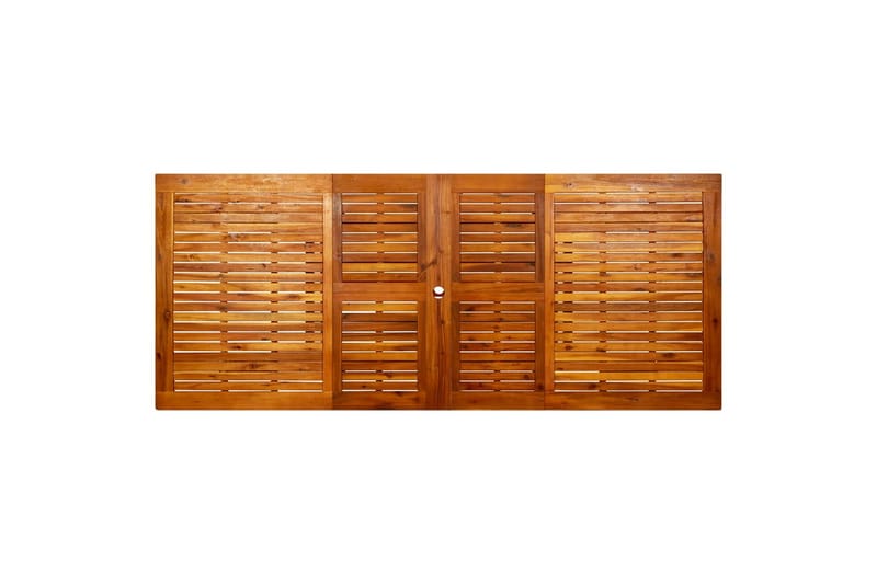havebord (160-240)x100x75 cm massivt akacietræ - Brun - Havemøbler - Havebord - Spisebord & havebord