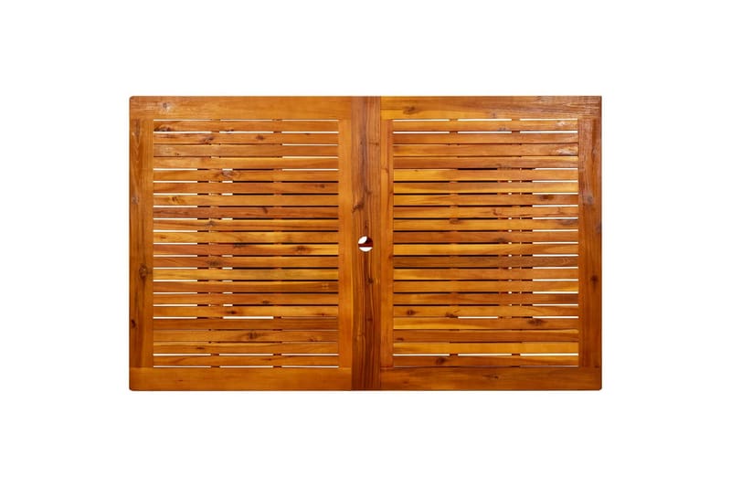 havebord (160-240)x100x75 cm massivt akacietræ - Brun - Havemøbler - Havebord - Spisebord & havebord