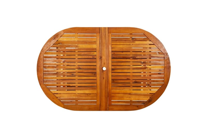 havebord (160-240)x100x75 cm massivt akacietræ - Brun - Havemøbler - Havebord - Spisebord & havebord