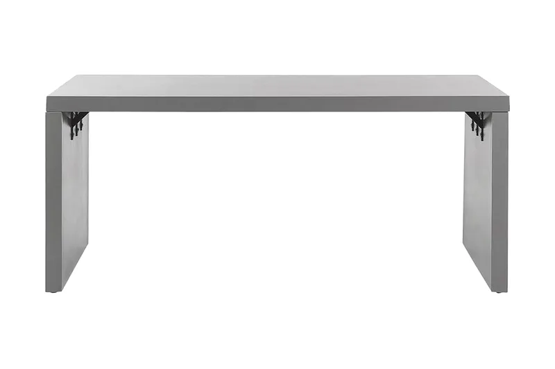 Havebord 180 x 90 cm Grå U-formet TARANTO - Grå - Havemøbler - Havebord - Spisebord & havebord