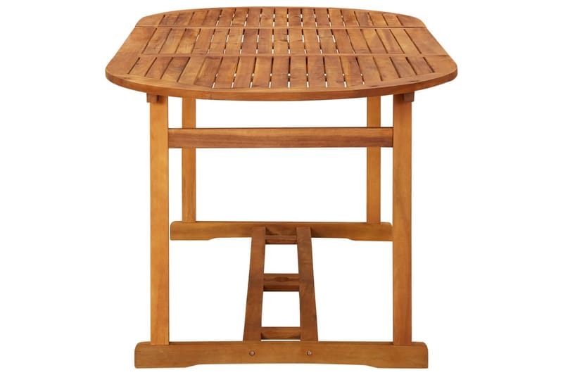 havebord 180x90x75 cm massivt akacietræ - Brun - Havemøbler - Havebord - Spisebord & havebord