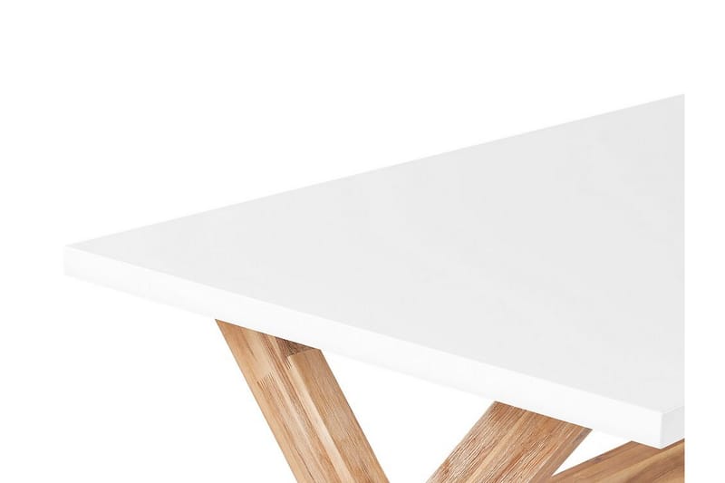 Havebord 200 x 100 cm hvid OLBIA - Hvid - Spisebord & havebord