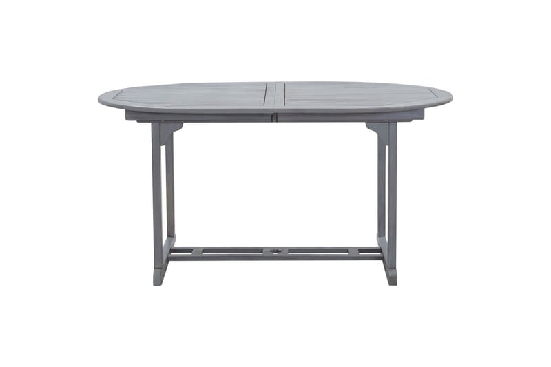Havebord 200x100x74 cm Massivt Akacietræ Grå - Grå - Spisebord & havebord