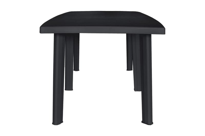Havebord 210 X 96 X 72 Cm Plastik Antracitgrå - Grøn - Havemøbler - Havebord - Spisebord & havebord