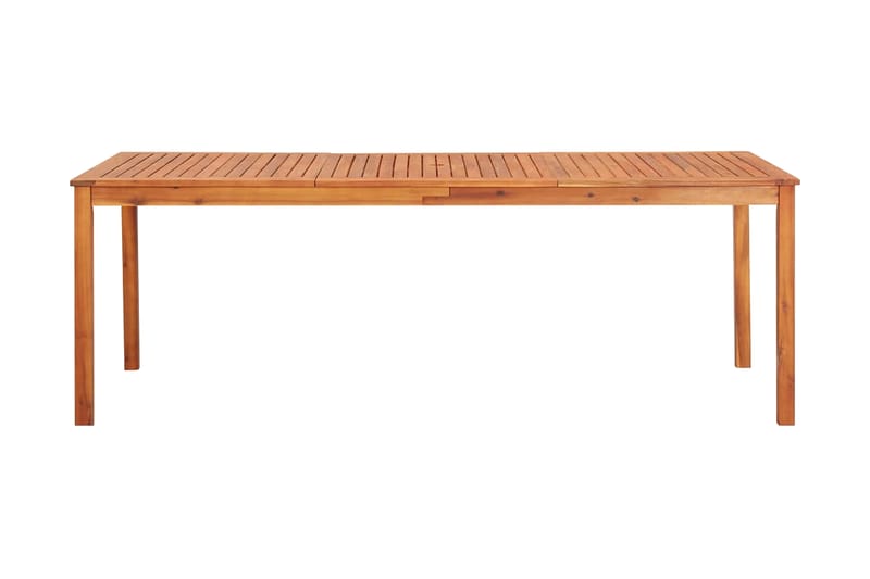 Havebord 215 x 90 x 74 cm massivt akacietræ - Brun - Havemøbler - Havebord - Spisebord & havebord