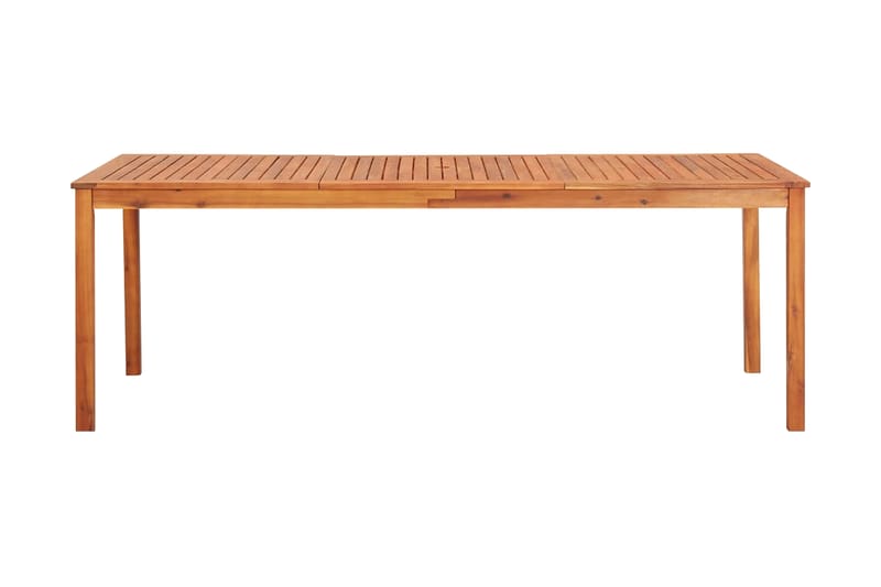 Havebord 215 x 90 x 74 cm massivt akacietræ - Brun - Spisebord & havebord
