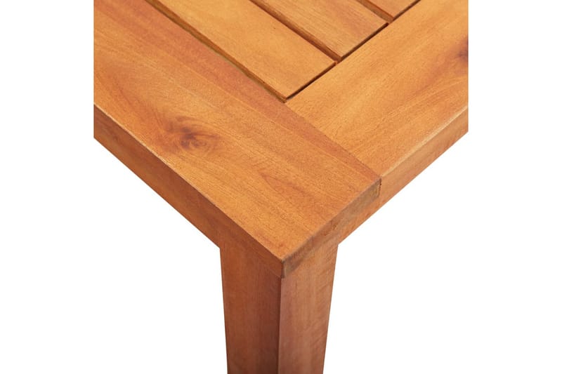 Havebord 215 x 90 x 74 cm massivt akacietræ - Brun - Havemøbler - Havebord - Spisebord & havebord