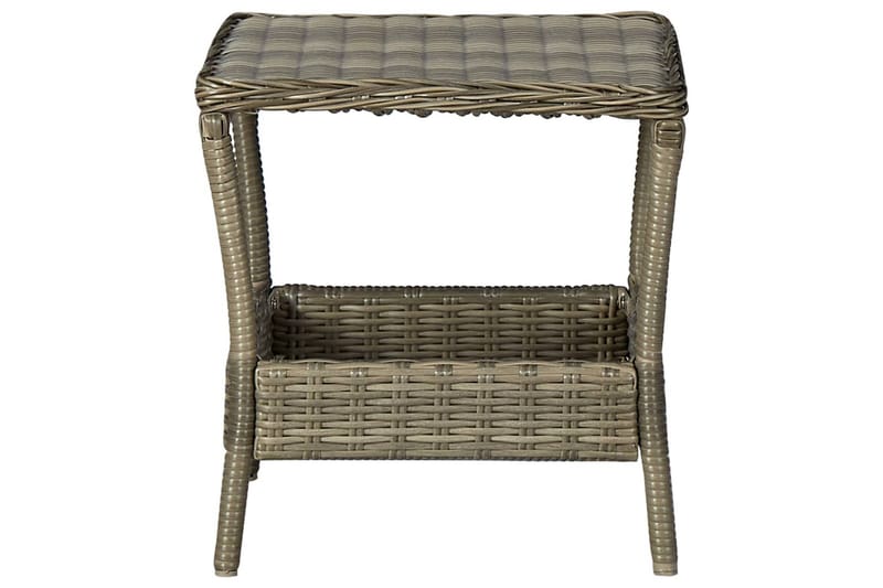 Havebord 45x45x46,5 cm polyrattan brun - Brun - Havemøbler - Havebord - Spisebord & havebord