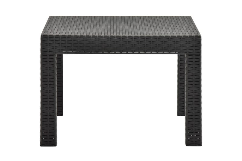 Havebord 58x58x41 cm pp antracitgrå - Antracit - Havemøbler - Havebord - Spisebord & havebord
