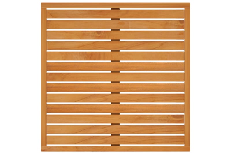 havebord 68,5x68,5x24 cm massivt akacietræ - Brun - Havemøbler - Havebord - Spisebord & havebord