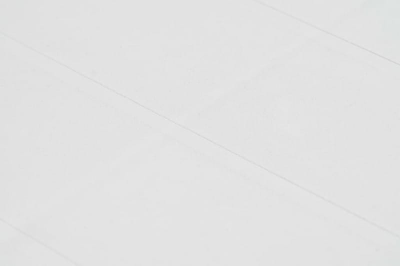 Havebord 79 X 79 X 72 Cm Plastik Rattanlook Hvid - Hvid - Havemøbler - Havebord - Spisebord & havebord