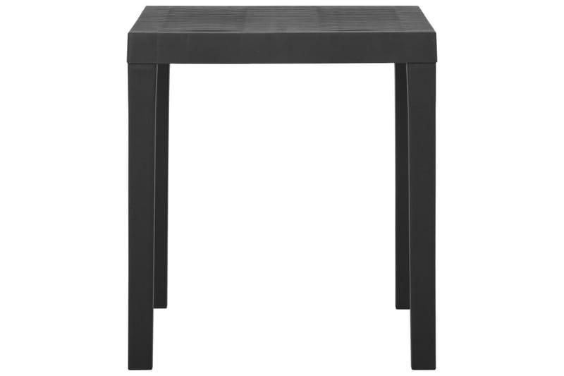 havebord 79x65x72 cm plastik grå - Grå - Havemøbler - Havebord - Spisebord & havebord