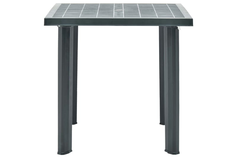 Havebord 80x75x72 cm Plastik Grøn - Grøn - Havemøbler - Havebord - Spisebord & havebord