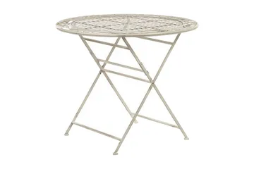 Havebord cremehvid BIVIO - Hvid - Havemøbler - Havebord - Spisebord & havebord