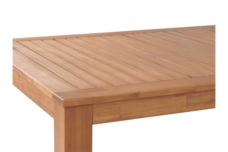 Havebord Eucalyptus 190 x 105 cm MONSANO - Træ / natur - Havemøbler - Havebord - Spisebord & havebord