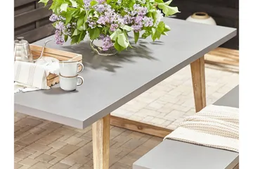Havebord grå 180 x 90 cm ORIA - Grå - Havemøbler - Havebord - Spisebord & havebord