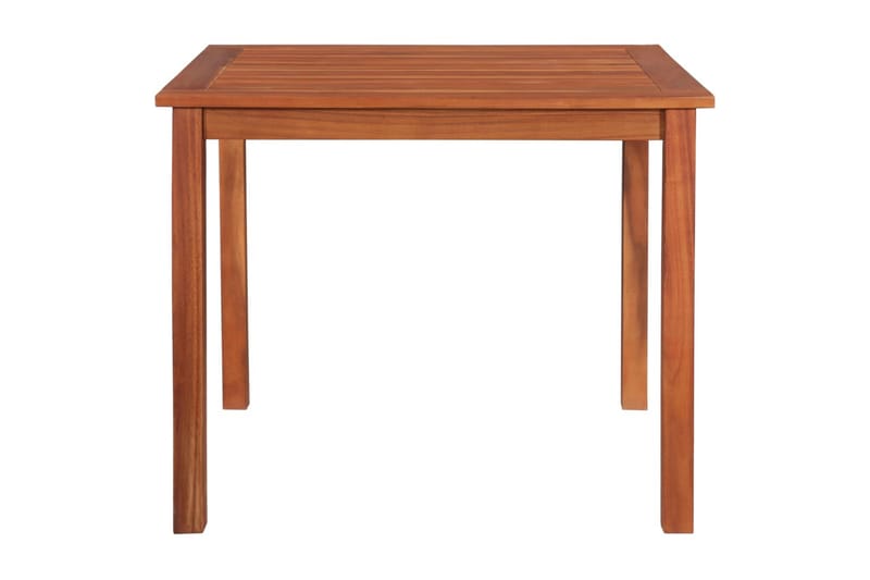 Havebord Massivt Akacietræ 80x80x74 cm - Brun - Havemøbler - Havebord - Spisebord & havebord