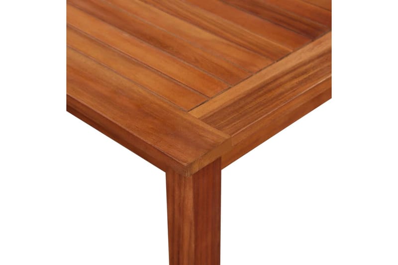 Havebord Massivt Akacietræ 80x80x74 cm - Brun - Havemøbler - Havebord - Spisebord & havebord