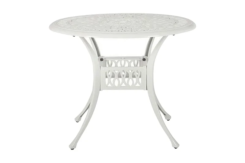 Havebord rundt 90 cm Hvid ANCONA, Hvid