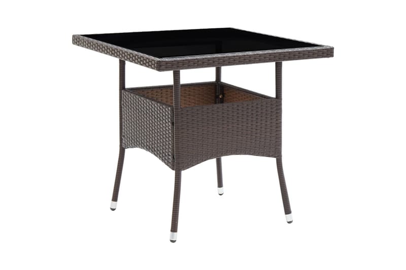 Havebord Polyrattan Brun - Brun - Havemøbler - Havebord - Spisebord & havebord