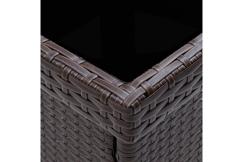 Havebord Polyrattan Brun - Brun - Havemøbler - Havebord - Spisebord & havebord