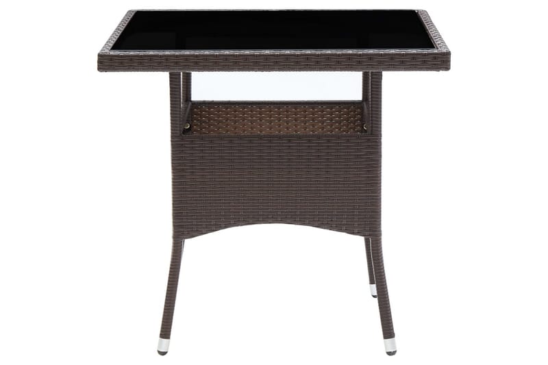 Havebord Polyrattan Brun - Brun - Havemøbler - Havebord - Spisebord & havebord