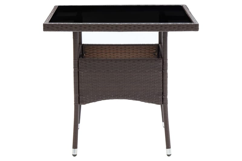Havebord Polyrattan Brun - Brun - Havemøbler - Havebord - Spisebord & havebord