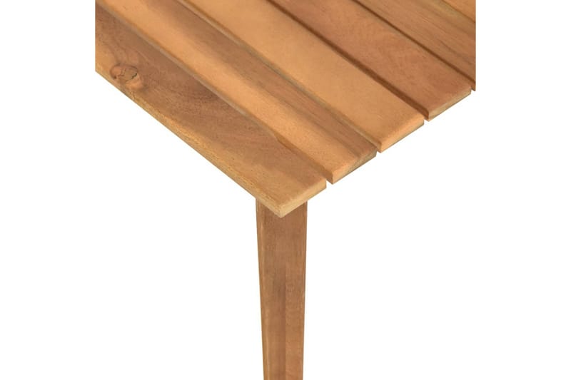 Havesofabord 60x60x36 cm Massivt Akacietræ - Brun - Spisebord & havebord