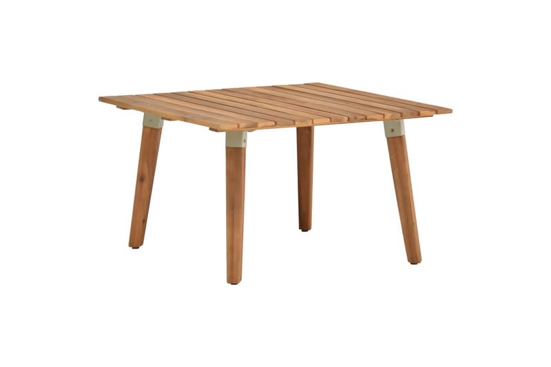 Havesofabord 60x60x36 cm Massivt Akacietræ - Brun - Havemøbler - Havebord - Spisebord & havebord
