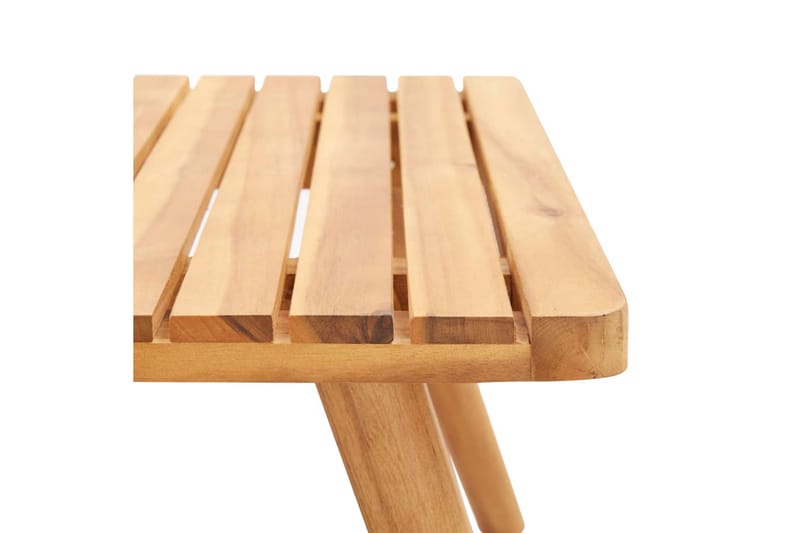 Havesofabord 90x55x35 cm Massivt Akacietræ - Brun - Spisebord & havebord