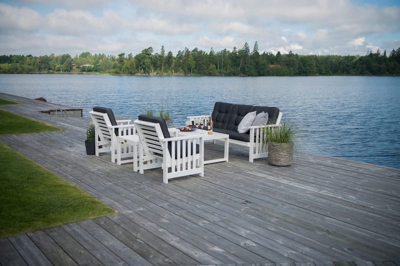 Hillerstorp Bullerö Gotland Bord 60x120 cm - Hvid - Havemøbler - Havebord - Spisebord & havebord
