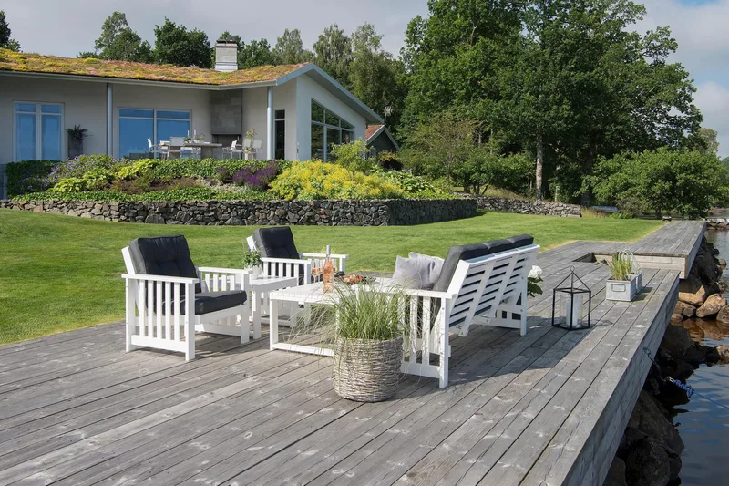 Hillerstorp Bullerö Gotland Bord 60x120 cm - Hvid - Havemøbler - Havebord - Spisebord & havebord