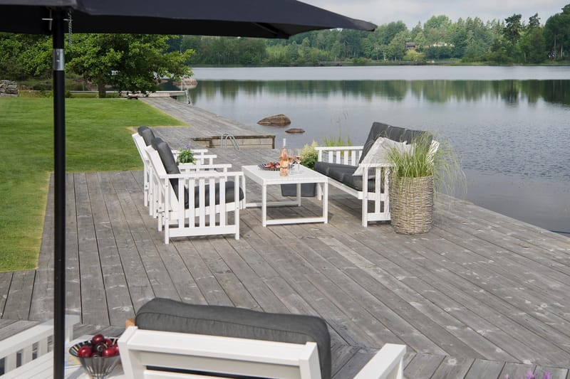 Hillerstorp Bullerö Gotland Bord 60x120 cm - Hvid - Havemøbler - Havebord - Spisebord & havebord