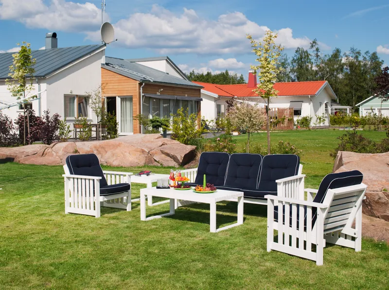 Hillerstorp Gotland Bord 60x120 cm - Hvid - Havemøbler - Havebord - Spisebord & havebord