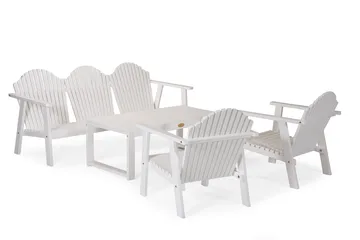 Hillerstorp Gotland Bord 60x120 cm - Hvid - Havemøbler - Havebord - Spisebord & havebord