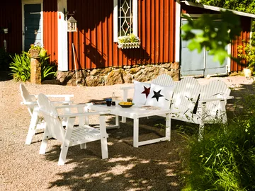 Hillerstorp Gotland Bord 60x120 cm - Hvid - Havemøbler - Havebord - Spisebord & havebord