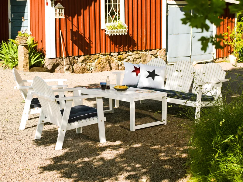 Hillerstorp Gotland Bord 60x120 cm - Hvid - Havemøbler - Havebord - Spisebord & havebord