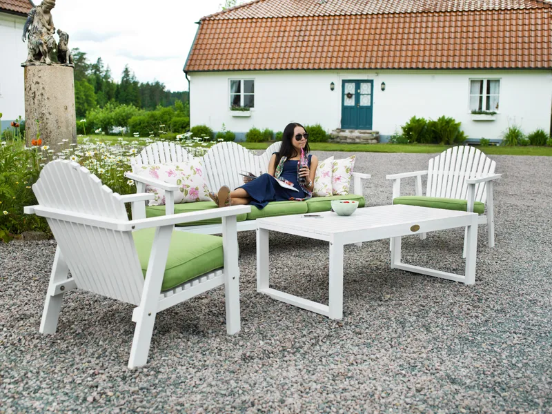 Hillerstorp Gotland Bord 60x120 cm - Hvid - Havemøbler - Havebord - Spisebord & havebord