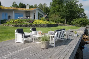Hillerstorp Gotland Bord 60x120 cm - Hvid - Havemøbler - Havebord - Spisebord & havebord