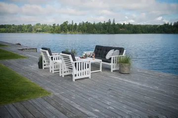 Hillerstorp Gotland Bord 60x120 cm - Hvid - Havemøbler - Havebord - Spisebord & havebord