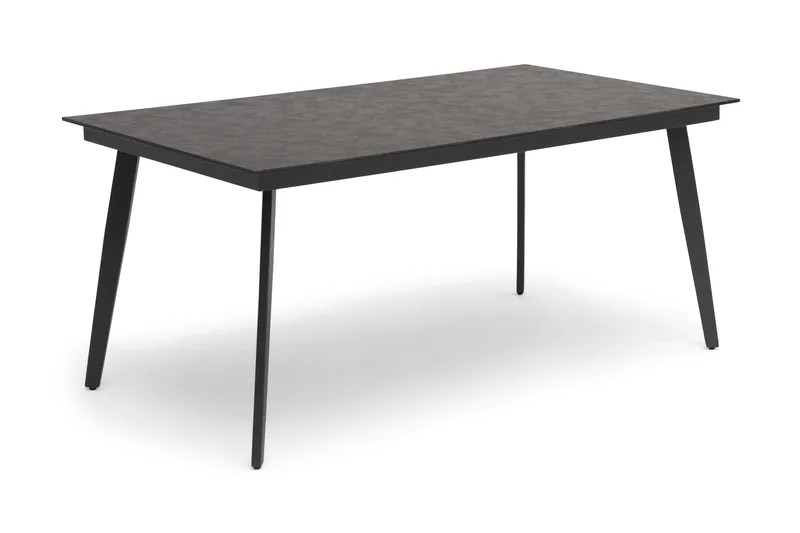 Hillerstorp Hunneslätt havebord 90x150 cm, Sort|Grå