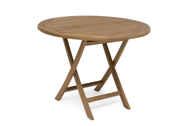 Hillerstorp Nova Cafébord 100 cm Rund Brun Hillerstorp Brun - Havemøbler - Havebord - Spisebord & havebord