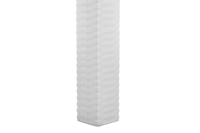 Hvid spisebord x 80 cm FOSSANO - Hvid - Havemøbler - Havebord - Spisebord & havebord