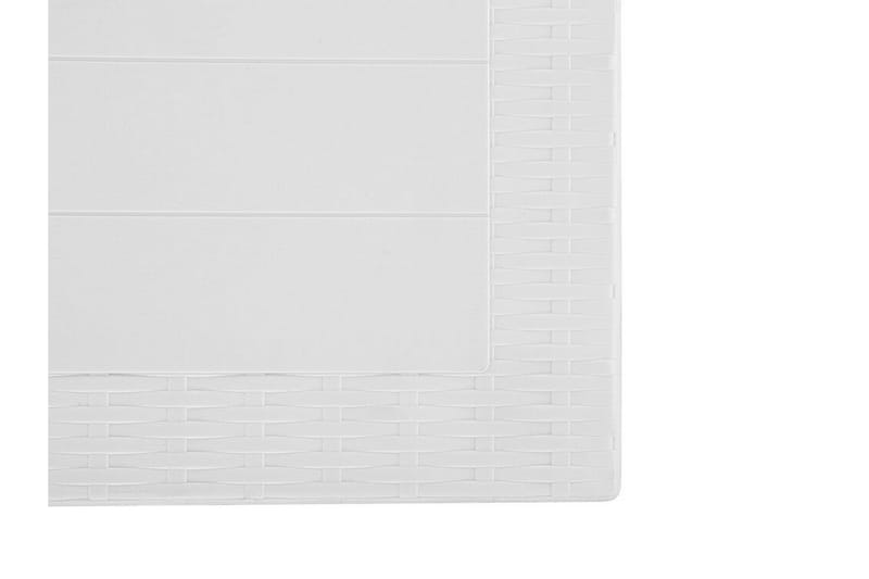Hvid spisebord x 80 cm FOSSANO - Hvid - Havemøbler - Havebord - Spisebord & havebord