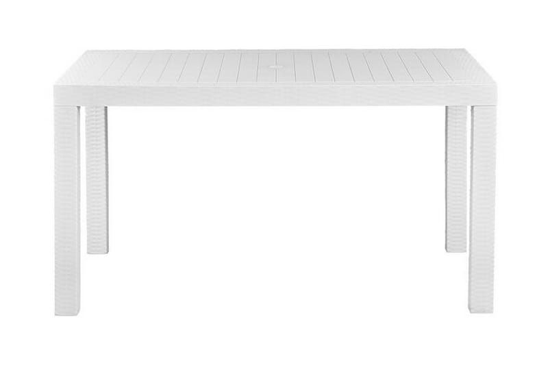 Hvid spisebord x 80 cm FOSSANO - Hvid - Havemøbler - Havebord - Spisebord & havebord