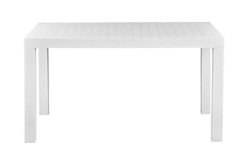 Hvid spisebord x 80 cm FOSSANO - Hvid - Spisebord & havebord