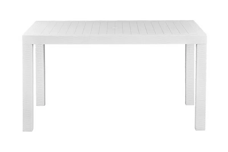 Hvid spisebord x 80 cm FOSSANO - Hvid - Havemøbler - Havebord - Spisebord & havebord